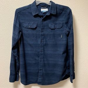 Columbia Sportswear Mens Blue Flannel Shirt